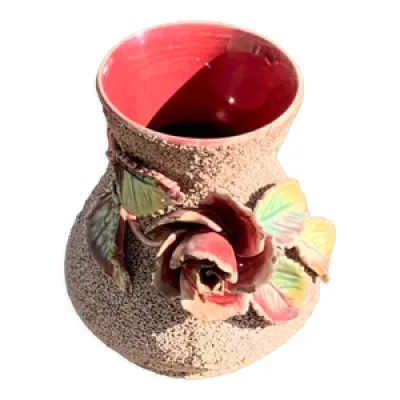 Vase de collection en - barbotine