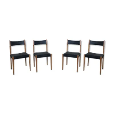 Série de 4 chaise Allemagne - 1950