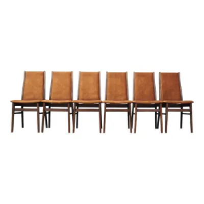 ensemble de six chaises - design