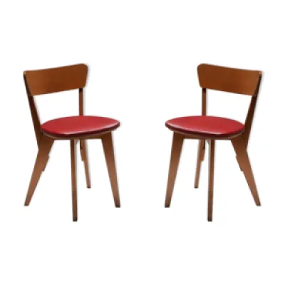 Paire de chaises modernistes - den