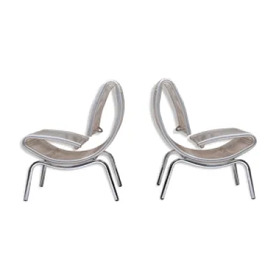 paire post-moderne de - chaises 1960