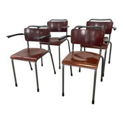 Lot de 4 chaises avec - origine