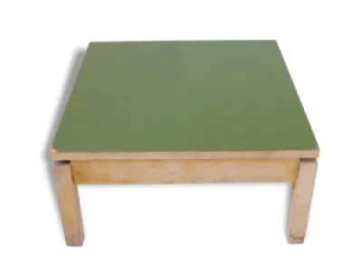table basse carrée en - massif formica