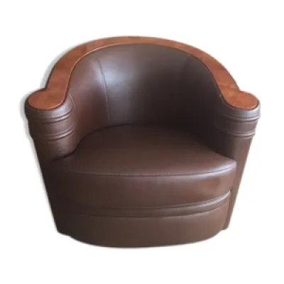 fauteuil Pacci pivotant - cuir