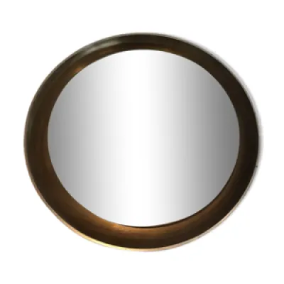 miroir argenté en bois