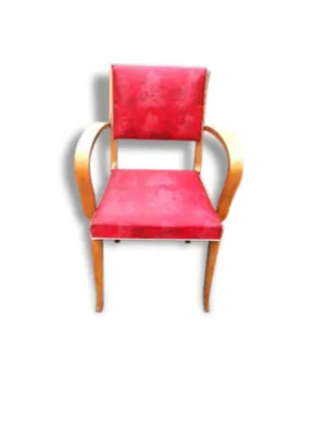 fauteuil bridge rouge - simili