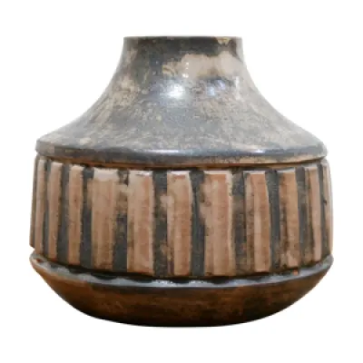 Vase vintage en céramique - atelier vallauris