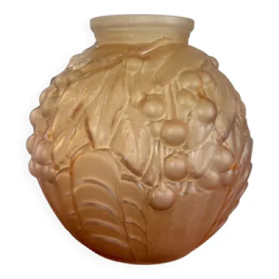 vase à boules Art Déco - 1930 rose