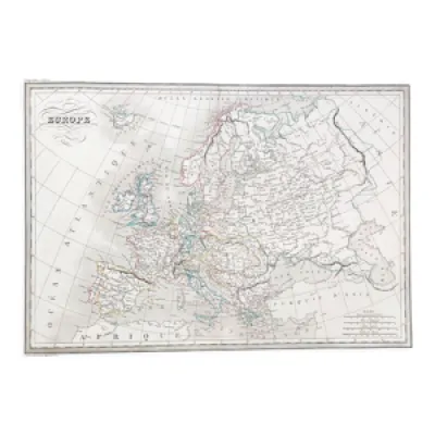 Carte ancienne 1836 carte