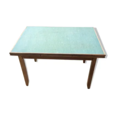 Table en bois massif - vert
