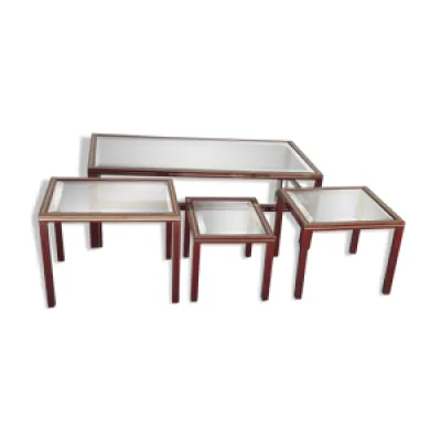 Ensemble table basse - tables pierre