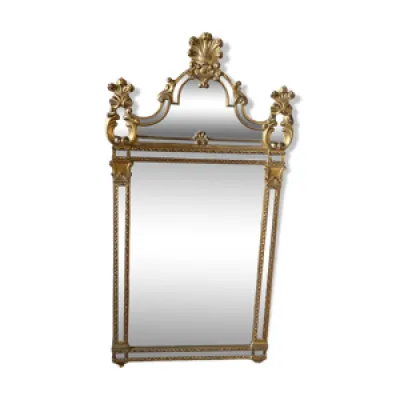 Miroir doré en bois - belgique