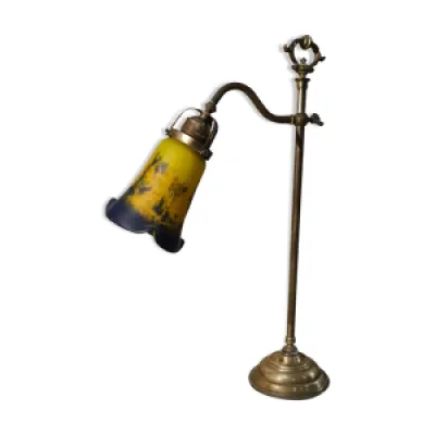 lampe 1900 réglable - laiton verre