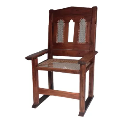 Ancienne chaise indienne - teck