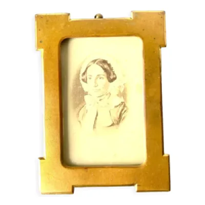 Cadre photo en métal - antique laiton