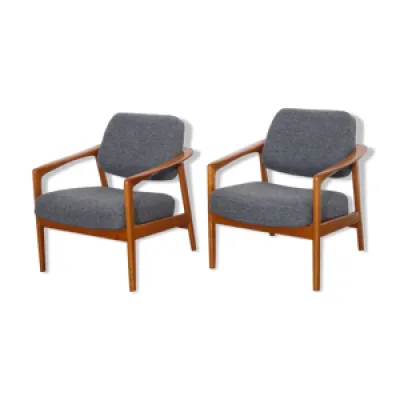 Paire de fauteuils scandinave - dux 1960