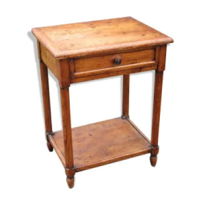 Table rustique avec tiroir
