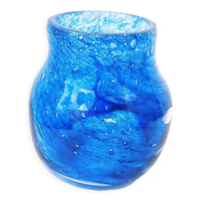 Vase en verre soufflé - verrerie biot