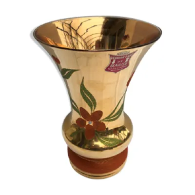 Vase verrerie d’art - fleurs verre