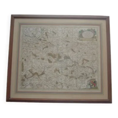 Carte ancienne xvii province - belgique