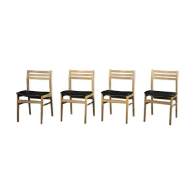 chaises de salle à manger - ensemble scandinave