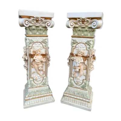 Paire colonnes - antique style