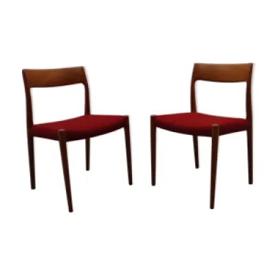 chaises danoises par - 1960