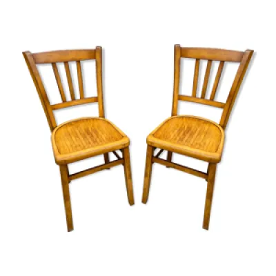 Set de 2 chaises bistrot - baumann