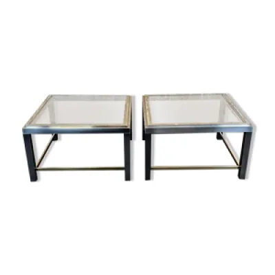 Table basse chrome & - space age