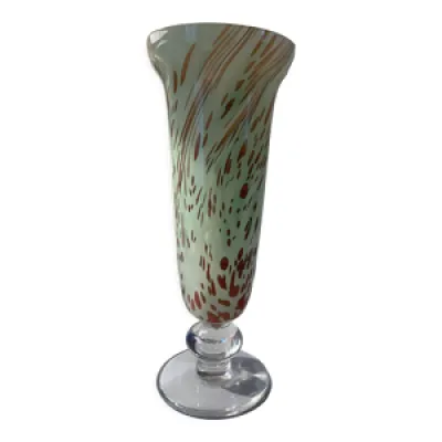 Vase ancien piédouche - verre