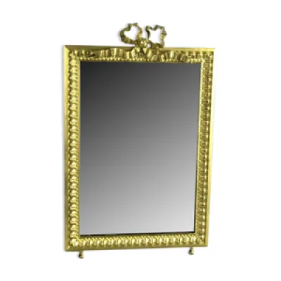 Miroir ancien en bronze - louis xvi