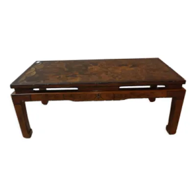 table basse antique asiatique
