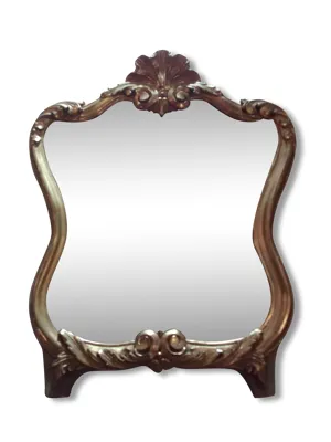 miroir bois doré 18