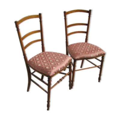 Paire chaises chambre - anciennes