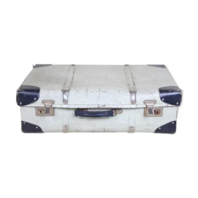 Valise vintage valise - bleu gris