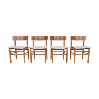 Ensemble de 4 chaises - 1960 danemark