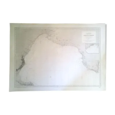 Carte maritime carte - 1954
