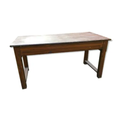 Table de ferme ancienne - faux bois