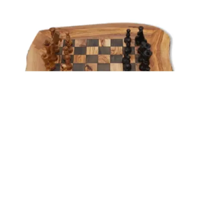 table d'échecs en bois - jeu