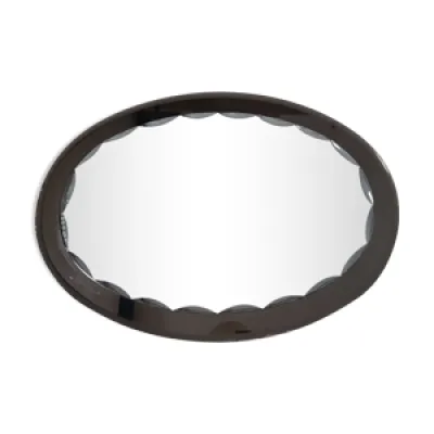 miroir oval art deco - 58x81cm