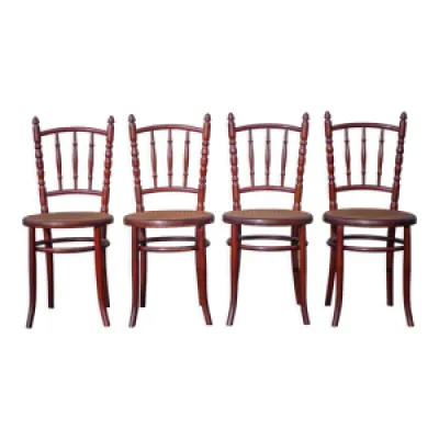 4 chaises Fischel, chaises
