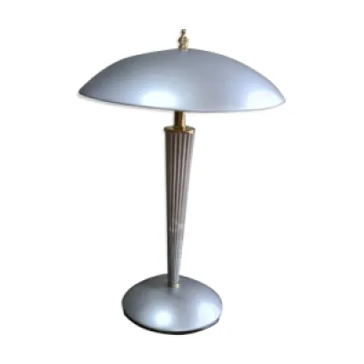 Lampe champignon tactile - grise
