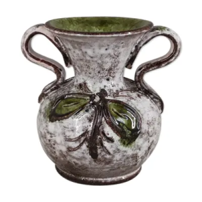 Vase en céramique de - vallauris floral