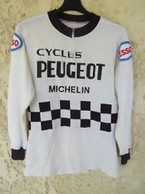 Maillot Cycles PEUGEOT - damier