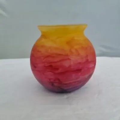 Vase verre art déco