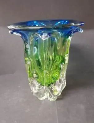 Rare vase en verre art - josef