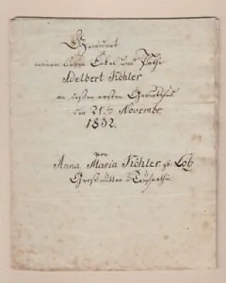 1832 anna Maria Köhler