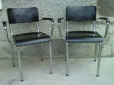 Paire de fauteuils rene HERBST