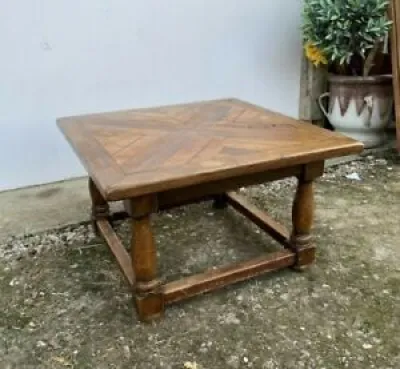 Table basse en bois avec - parquet