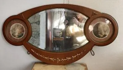 Ancien miroir Glace art